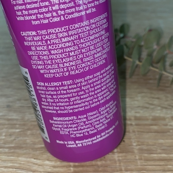 Purple hair color Rock the locks wash in NEW vegan cruelty free - Picture 4 of 4